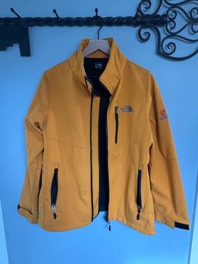 The North Face Yellow Softshell Jacket